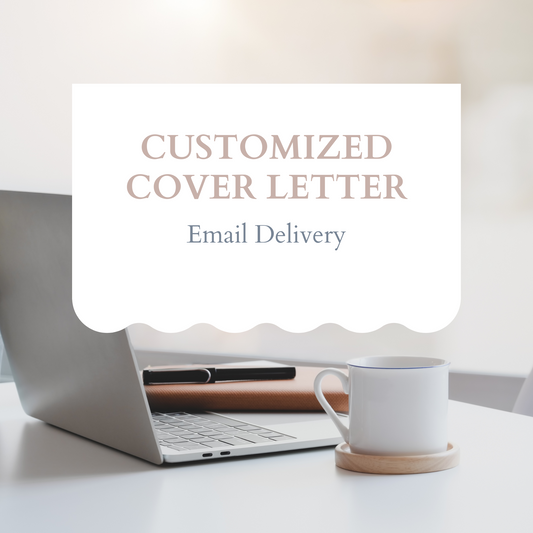 Customized Cover Letter